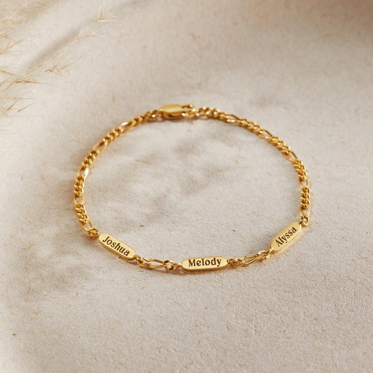 Personalized Name Bracelet for Grandma