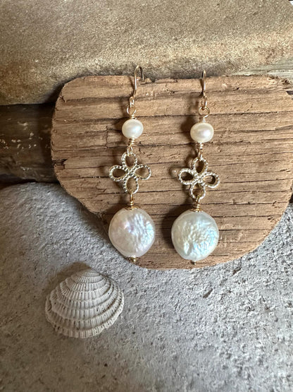 Freshwater Pearl Dangle Earrings
